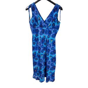 Vintage Y2K Giorgio Fiorini Collection Floral Sleeveless Midi Slip Dress 13/14